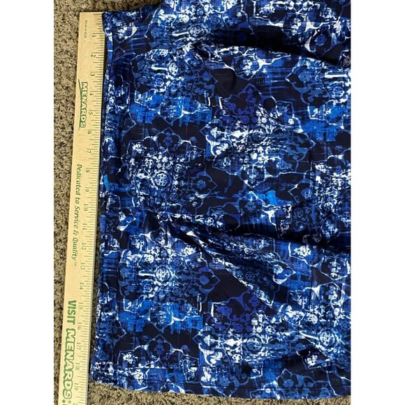 Swim 365 Tankini Top Womens 26 Used Blue White - Picture 11 of 13